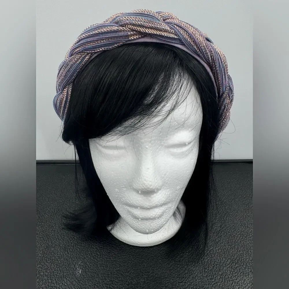 3/$20 Universal Thread Knot Lavender/Gold/Burgundy Headband NWOT One Size